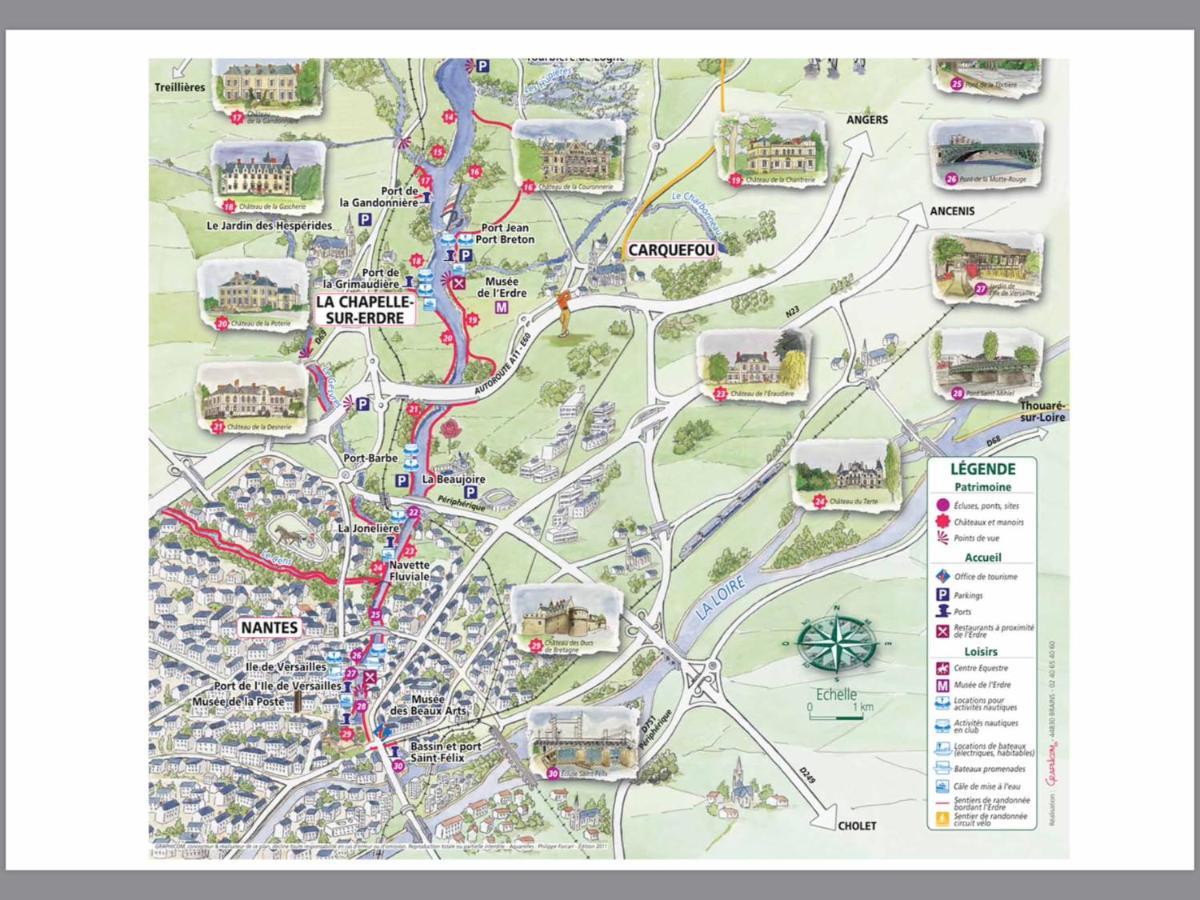 Logement Climatise Erdre Riviere La Chapelle-Sur-Erdre Kültér fotó